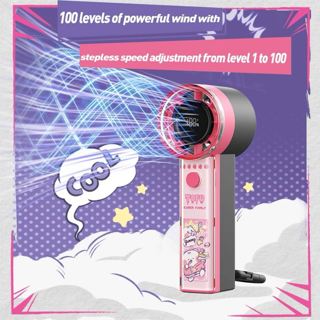 magpie icarer family high speed handheld fan