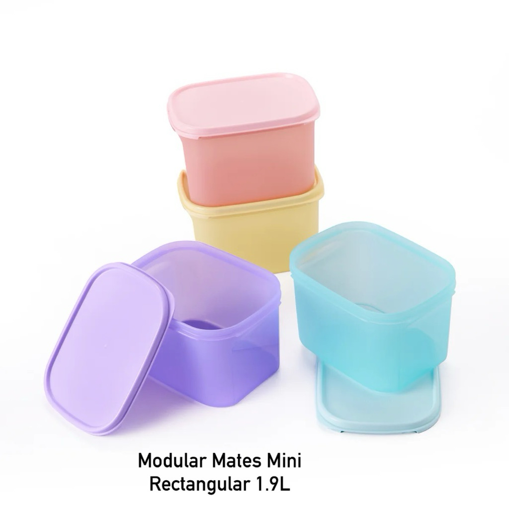Tupperware รุ่น Modular mates mini rectangular (1ใบ) ขนาด 850ml//1.9L - รูปที่ 4
