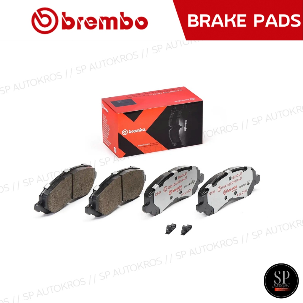 BREMBO ผ้าเบรกหน้า - หลัง  LANCER EX (1.8 2.0), SPACE WAGON (2.4) ปี 04 - > / P54 030 / P54 031