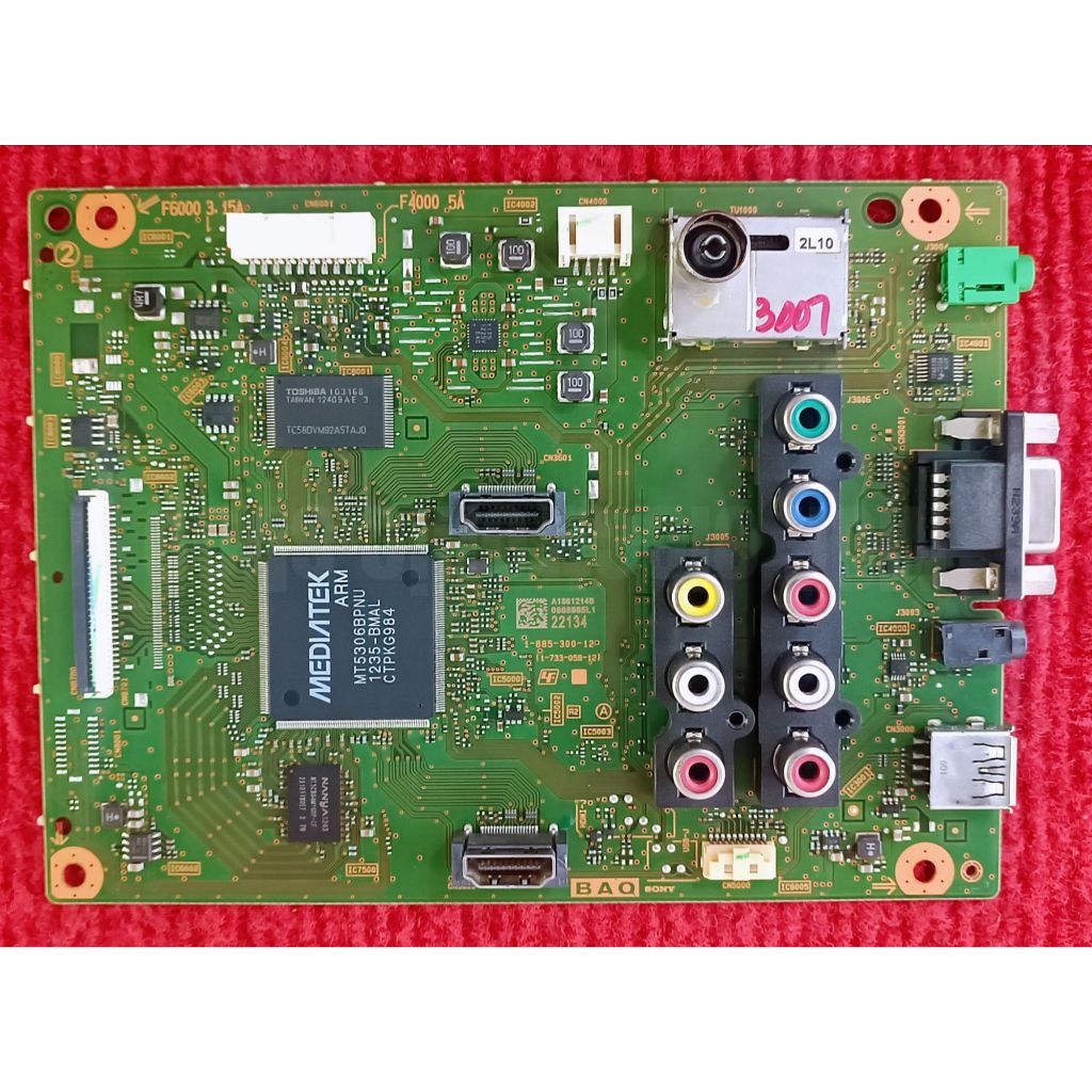 เมนบอร์ดทีวี Sony รุ่น KLV-32BX35A , KLV-32BX350 พาสบอร์ด 1-885-300-12 , 1-885-300-21