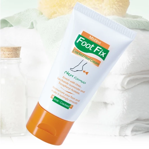Mistine Foot Fix Cream มิสทีน ฟุต ฟิกซ์ ครีมทาส้นเท้าแตก ครีมทาส้นเท้า ครีมทาส้นตีน ครีมลดรอยแตกส้นเท้า 50กรัม