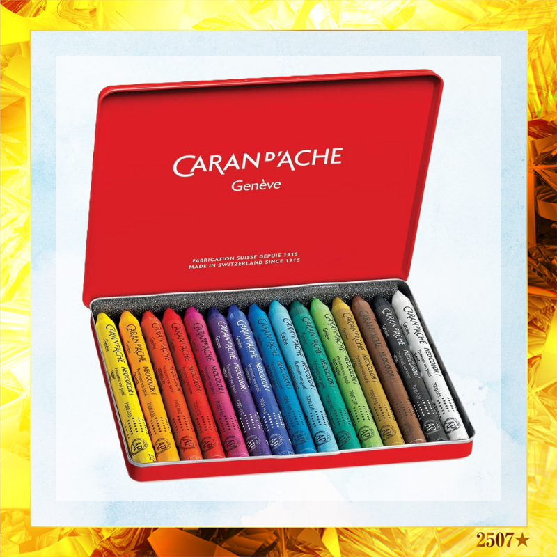 [Caran dAche] “Neocolor I” 15-color set (7000-315)