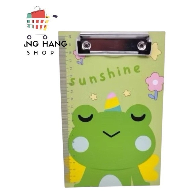 คลิปบอร์ด A5 แผ่นรองเขียน กระดานรองเขียนเครื่องเขียนลายการ์ตูน - รูปที่ 3