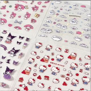 สติ๊กเกอร์ลายการ์ตูน กันน้ำ แบบตัวนูน ลายน่ารัก สีสันสดใส