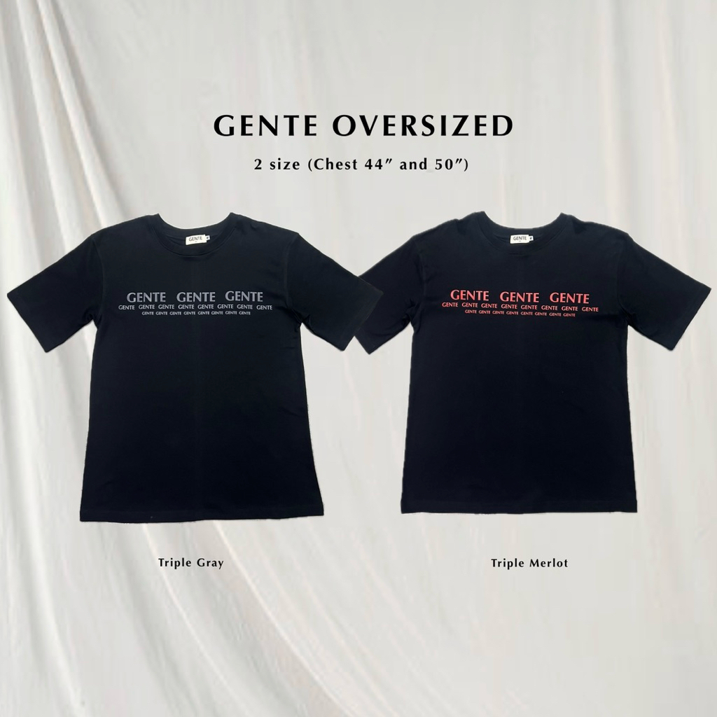 GENTE-Gente Oversized Tee
