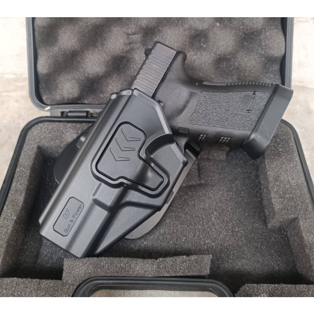 ซองพกนอก Glock19,G19X (Gen1-5) และ Glock45 ปลดล็อคนิ้วชี้ แบรนด์ กันฟลาวเวอร์