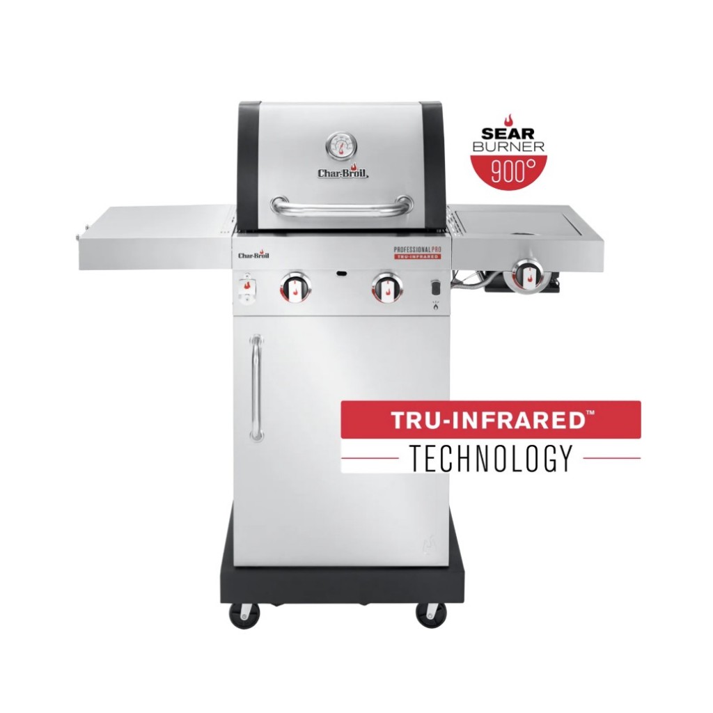 CHAR BROIL GAS Grill USA เตาบาร์บีคิวแก๊ส 2+1 รุ่น Premium กระจายความร้อนพิเศษ Professional PRO
