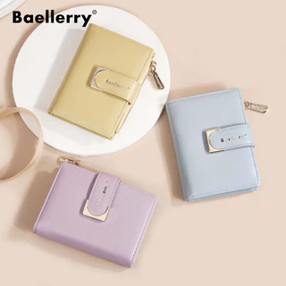 พร้อมส่งในไทย🇹🇭 กระเป๋าเงิน baellerry ของแท้ 2 พับมีช่องซิบใส่เหรียญ รหัส N8350