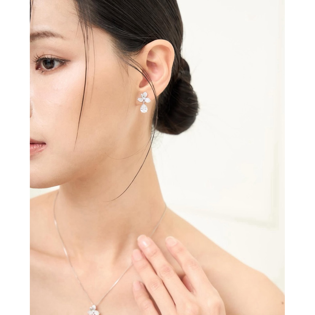 Kind Jewelry เซตสร้อยจี้+ ต่างหู Cattleya set รูปที่ 4