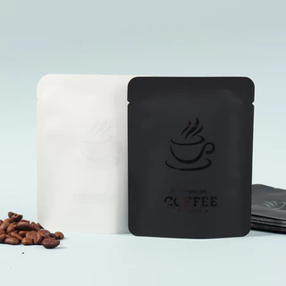 (100 ใบ)ถุงกาแฟชลประทานหยด ถุงอลูมิเนีสำหรับแพ็คกาแฟดริป ซองพลาสติกบรรจุใส่กาแฟดิป
