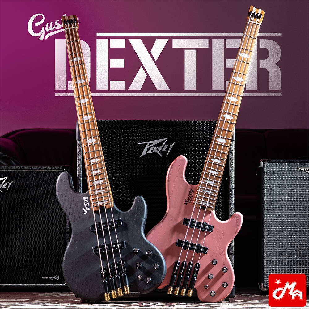 Gusta Dexter 4 String Bass เบสไฟฟ้า 4 สาย Headless Bass เบสทรงหัวตัด รับประกันศูนย์ Music Arms