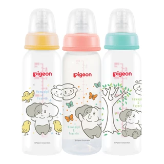 [รุ่น2+1] ขวดนม พีเจ้น จุกมินิ จุกเสมือนนมแม่ 4 และ 8 oz pigeon พีเจ้นไทย