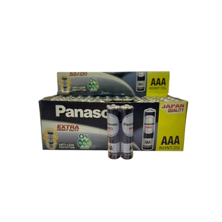 KTS (ศูนย์เครื่องเขียน) ถ่านไฟฉาย Panasonic ขนาด AAA สีดำ