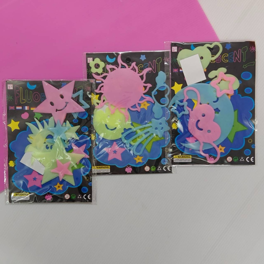 (ยกโหล 12 ชิ้น) No.688  ดาวเรืองแสงติดเพดาน ของเล่น ดาว เรืองแสง ตกแต่งห้อง