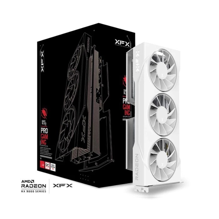 การ์ดจอ(VGA) XFX RX 9060 XT Swift OC White Triple Fan Gaming Edition 16GB