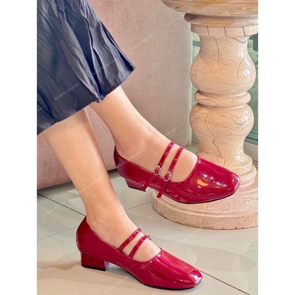 ส่งต่อ รองเท้า Mary Jane รุ่น Erika Size 40 ส้นสูง 1 นิ้ว (Rarin)