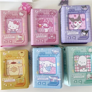 ส่งสินค้าทุกวัน แฟ้มสะสมการ์ด kuromi cinnamoroll melody อัลบั้มรูปโพลารอยด์ อัลบั้มรูป 4 นิ้ว แฟ้มกระดุม ใส่การ์ดได้40ใบ