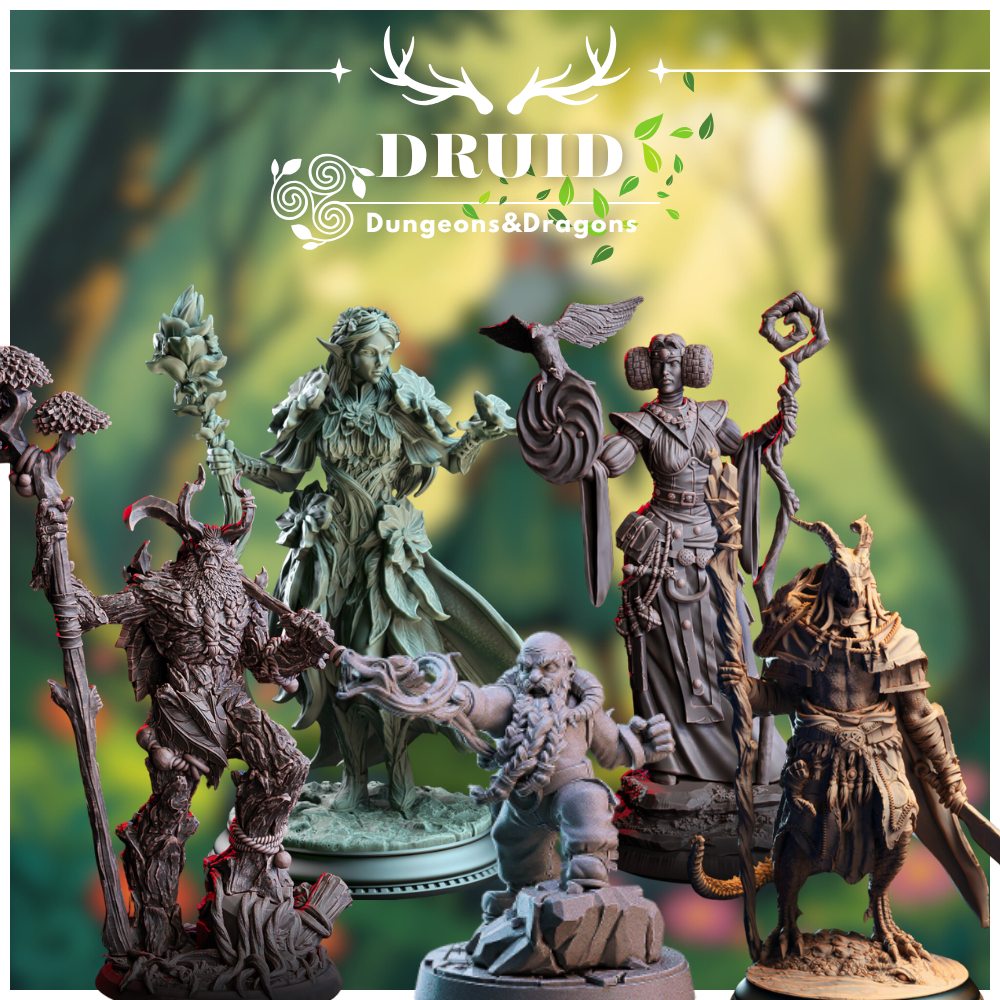 Dnd miniature Dungeon and dragons DRUID CLASS