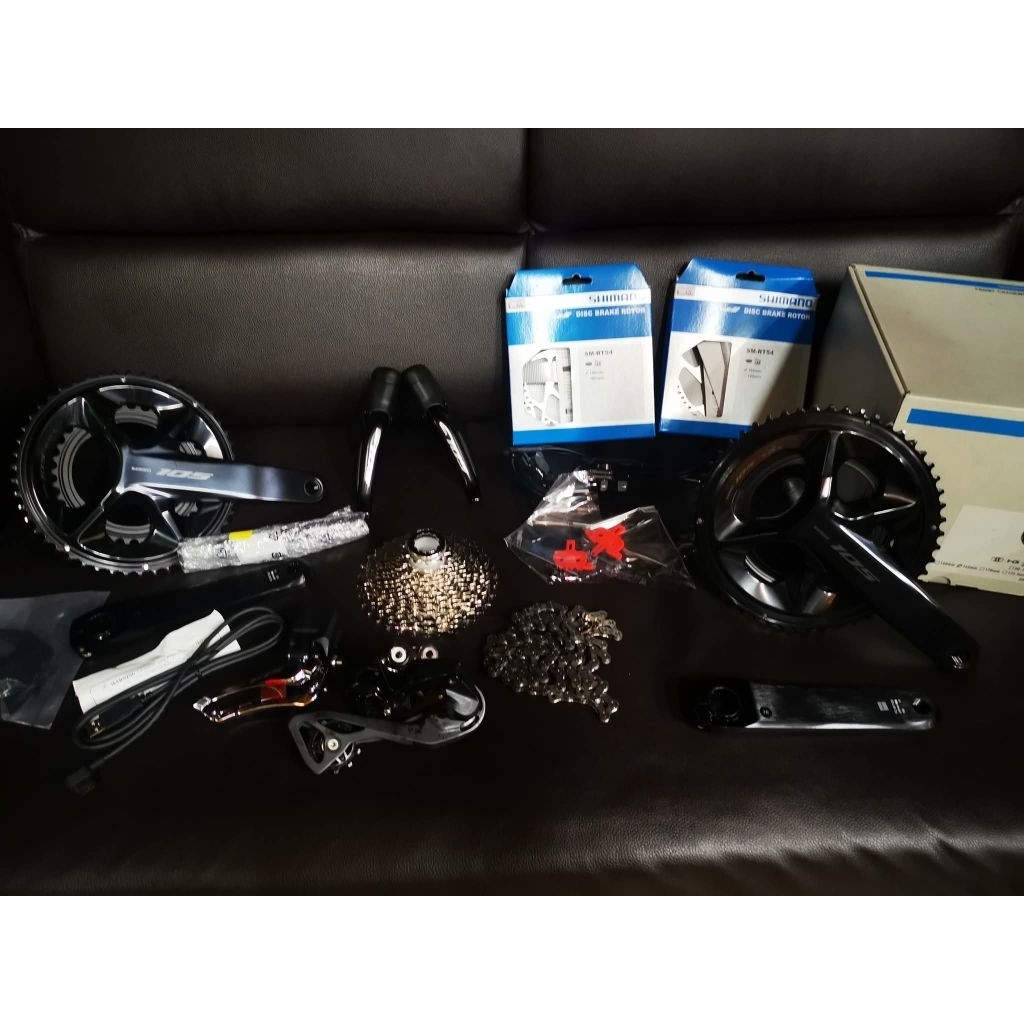 2025 shimano 105 di2 12speed ชุดเกียร์เสือหมอบดิสเบรค raod disc brake groupset