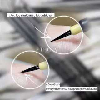 PITCHA 4 ตัวเลือก สีน้ำอัดแข็ง●พู่กันเพ้นท์สีน้ำ (สีเพ้นท์เล็บตลับ ใช้คู่กับน้ำเปล่า)อุปกรณ์ทำเล็บ