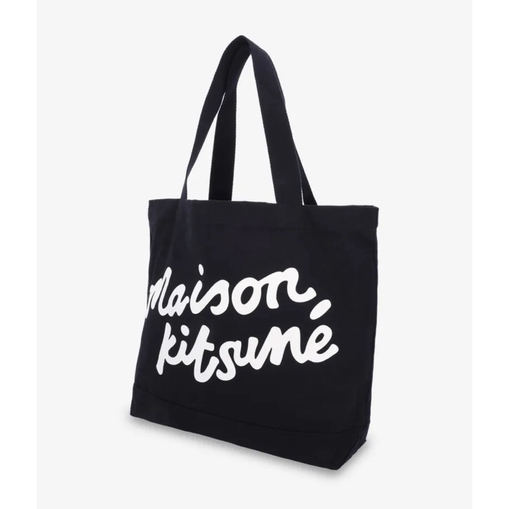 Maison Kitsune Handwriting Tote Bag