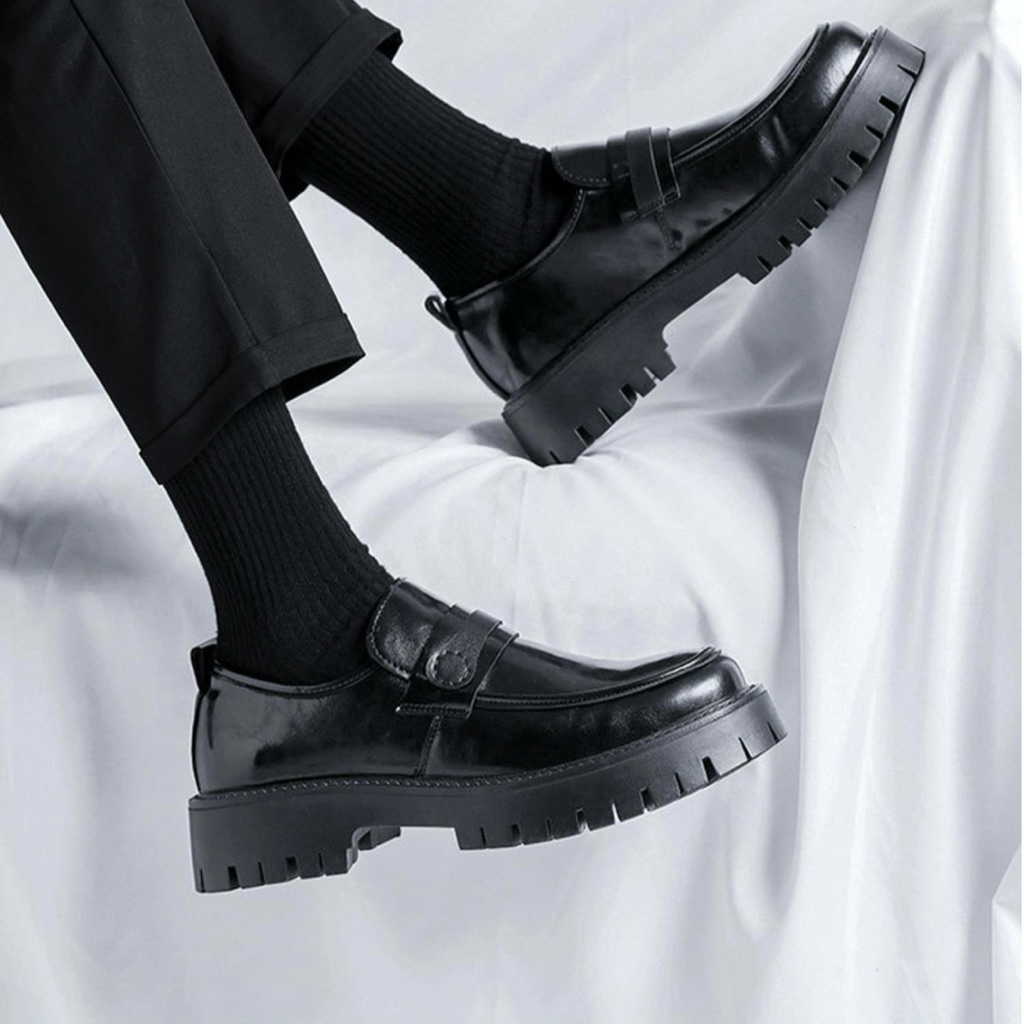 THEBOY-MASTER Shoes รองเท้าหนังผู้ชายแบบสวม - รูปที่ 3