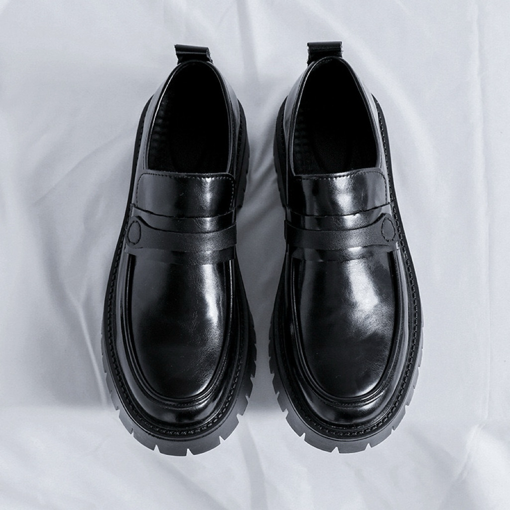 THEBOY-MASTER Shoes รองเท้าหนังผู้ชายแบบสวม - รูปที่ 6