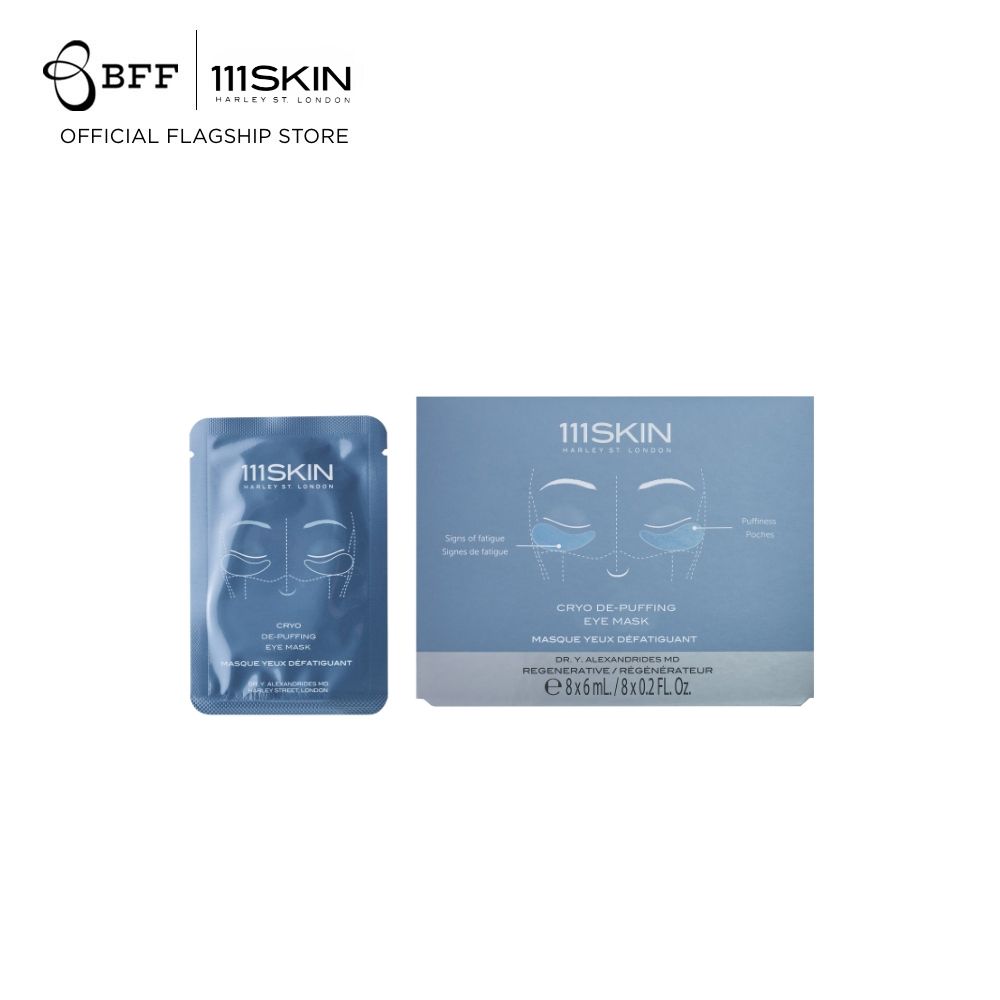 111SKIN - Cryo De-Puffing Eye Mask 8*6 ml  (มาส์กเซเลบ, มาสก์ตา)