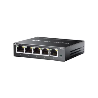 (พร้อมส่ง) TP-LINK Omada ES205G สวิตช์ 5 พอร์ต Gigabit (Fanless) สำหรับ VLAN/Home Lab ประกันศูนย์