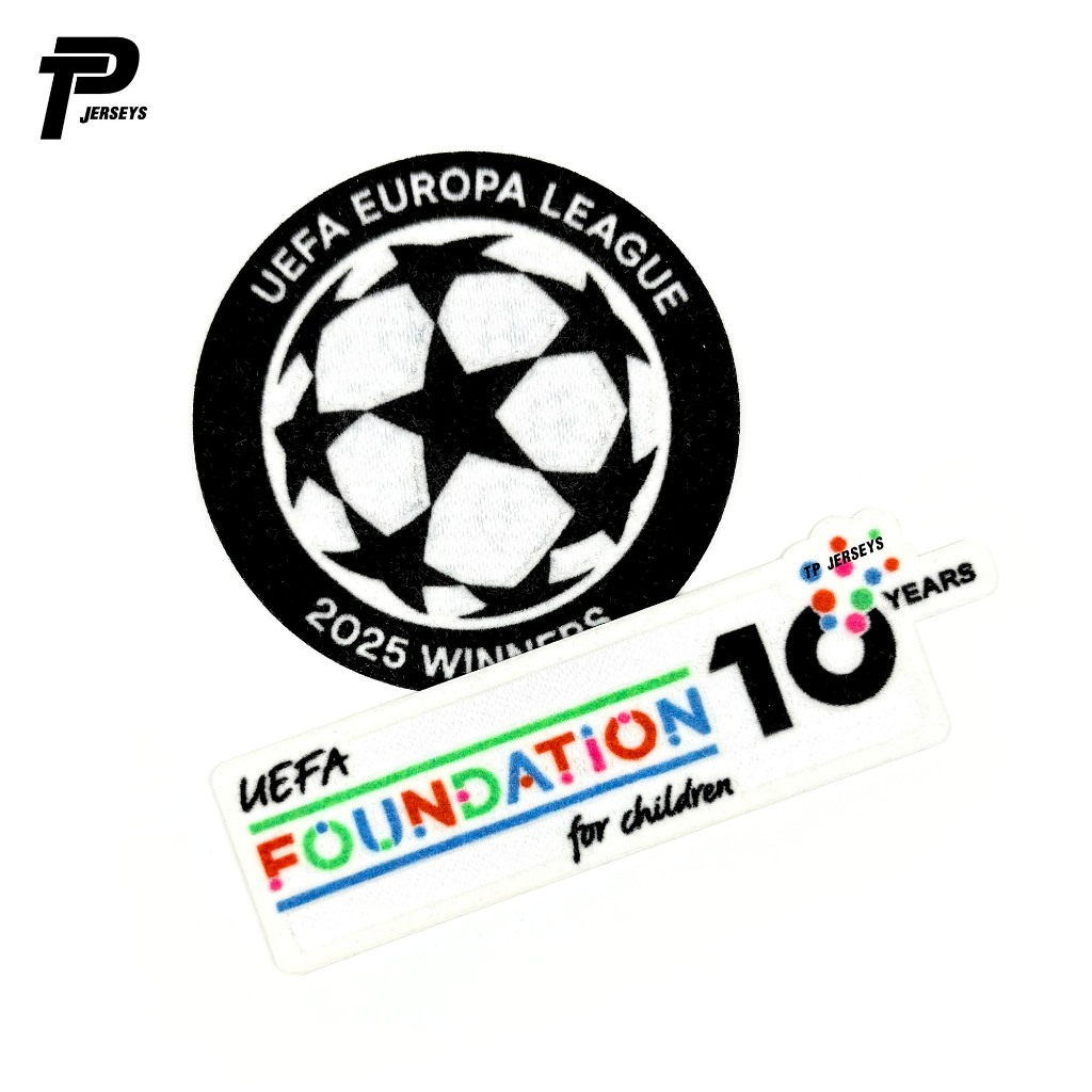2025-26 UEL Winners 2025 + Foundation 10Y Official Patch Set