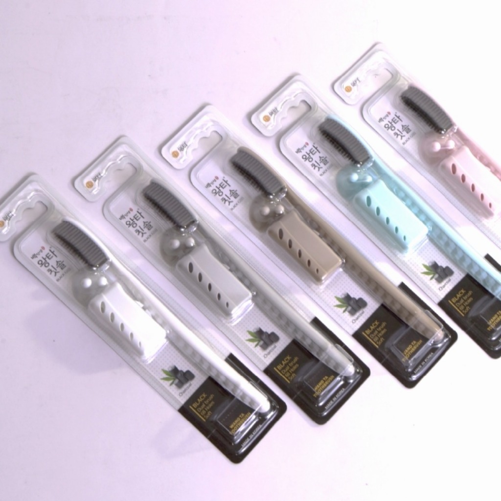 Denticon Wangta Toothbrush Black Charcoal