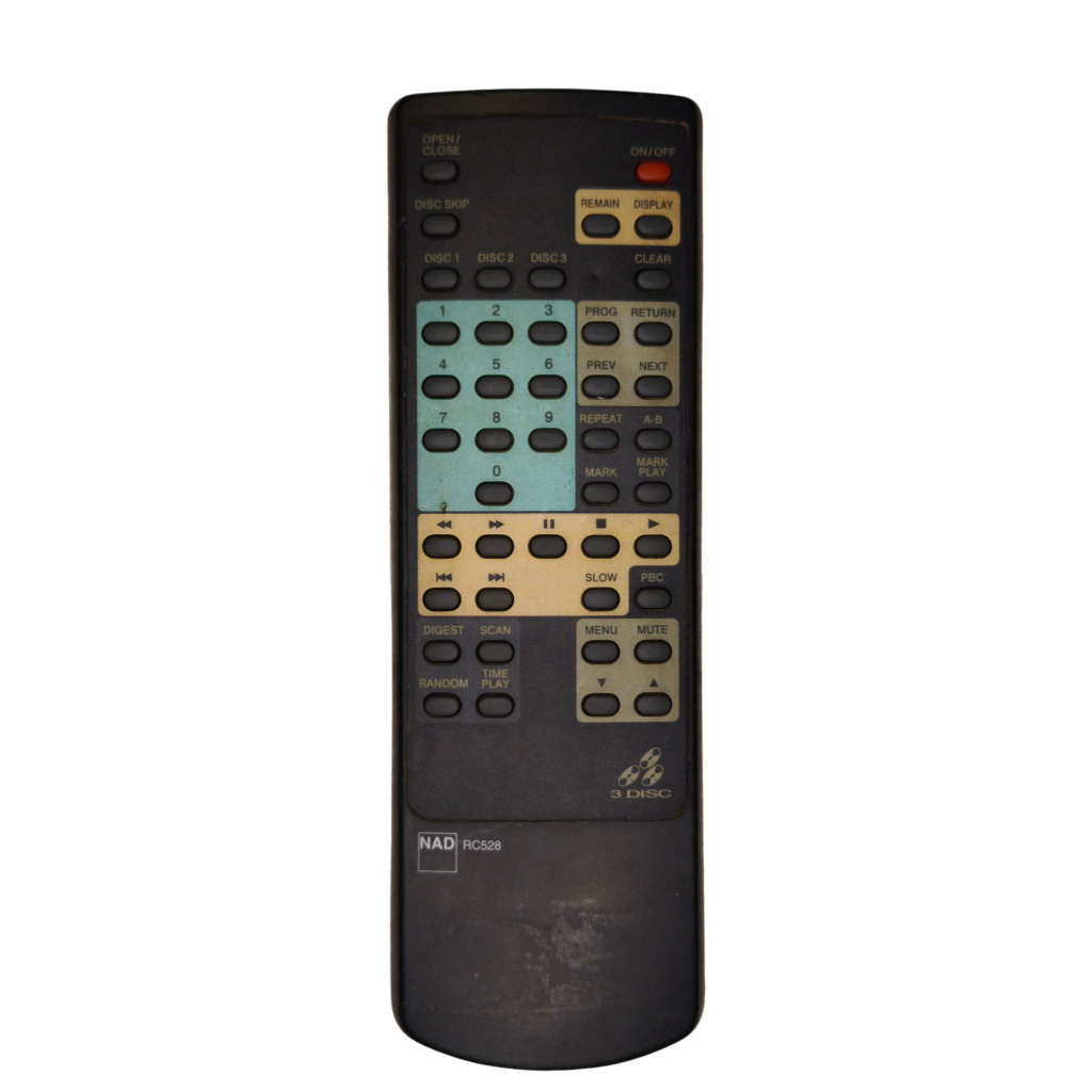 รีโมท Remote NAD RC528 3 Disc CD Player | รีโมทคลาสสิกหายาก | ทดสอบแล้วไฟออก | ของแท้จากญี่ปุ่น