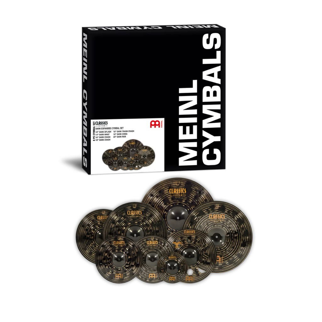 MEINL Cymbals Classics Custom Dark Expanded Cymbal Set (CCD-CS2)