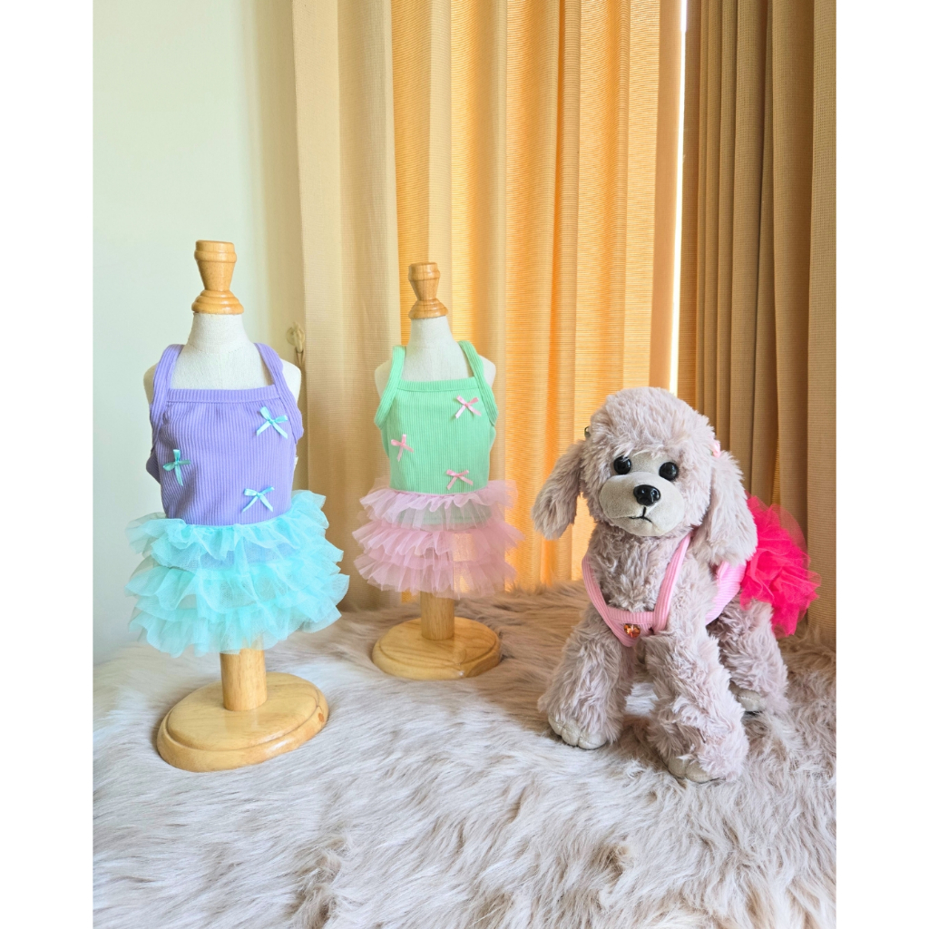 Dogster & Pals: Two-Tone Tutu Dress