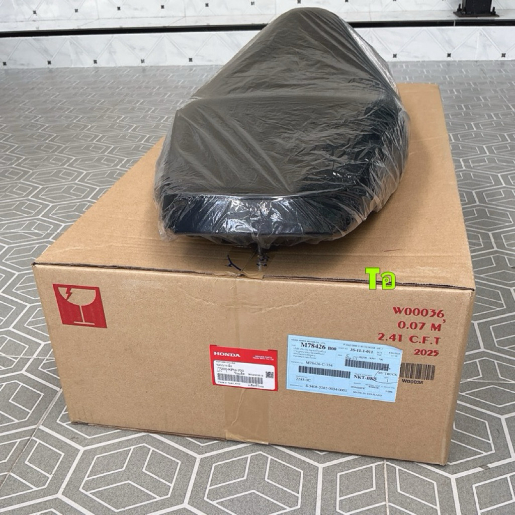 TKD ชุดเบาะนั่ง มอเตอร์ไซค์ รุ่น HONDA Wave125i 125S บังลม ปี 2005-2010 แท้ศูนย์ฮอนด้า รหัส 77200-KP