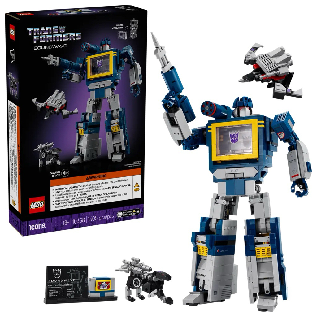 Lego 10358 Transformers: Soundwave ((ของแท้ พร้อมส่งค่ะ))
