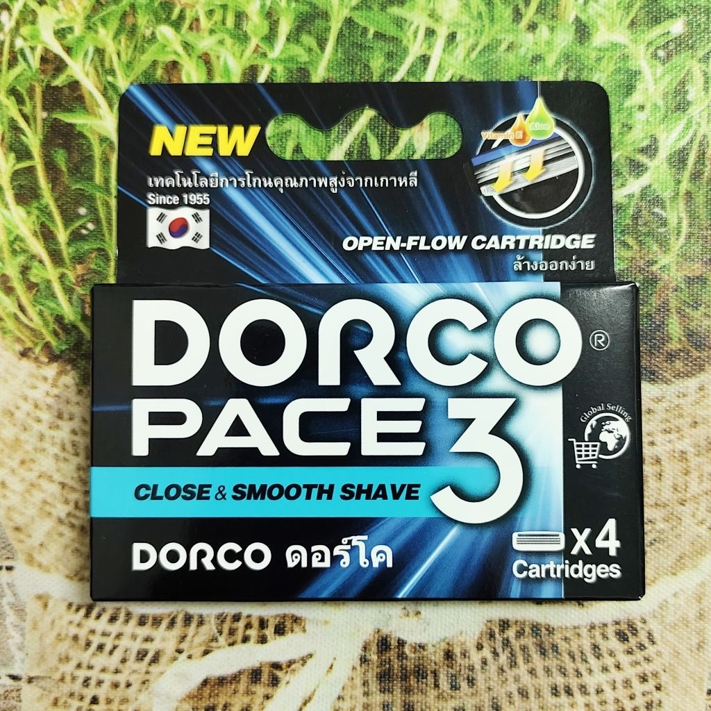 Dorco ดอร์โค ใบมีดโกนหนวด 1กล่อง บรรจุ ใบมี4ชิ้น - รูปที่ 3