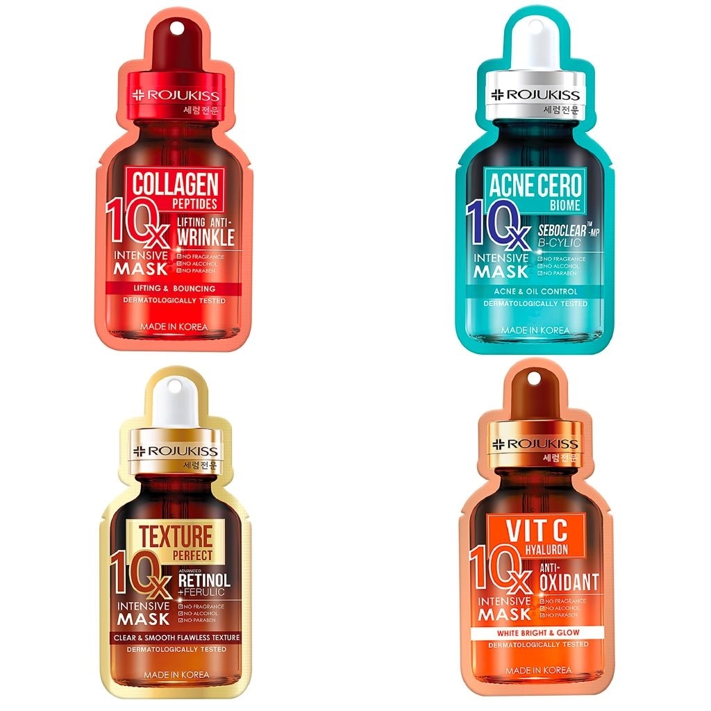 Rojukiss 10x Intensive Mask มีให้เลือก หลายสูตร
