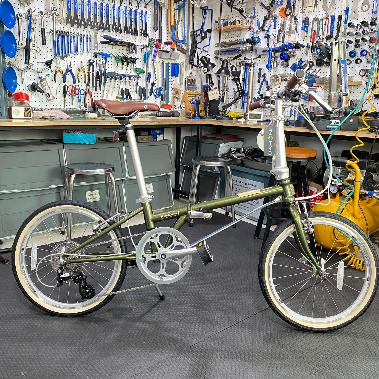 DAHON Boardwalk D8 ล้อ 20"406 โครโมลี่ ท่อกลม วินเทจ รถพับ BW folding bike ดาฮอน จักรยานพับ