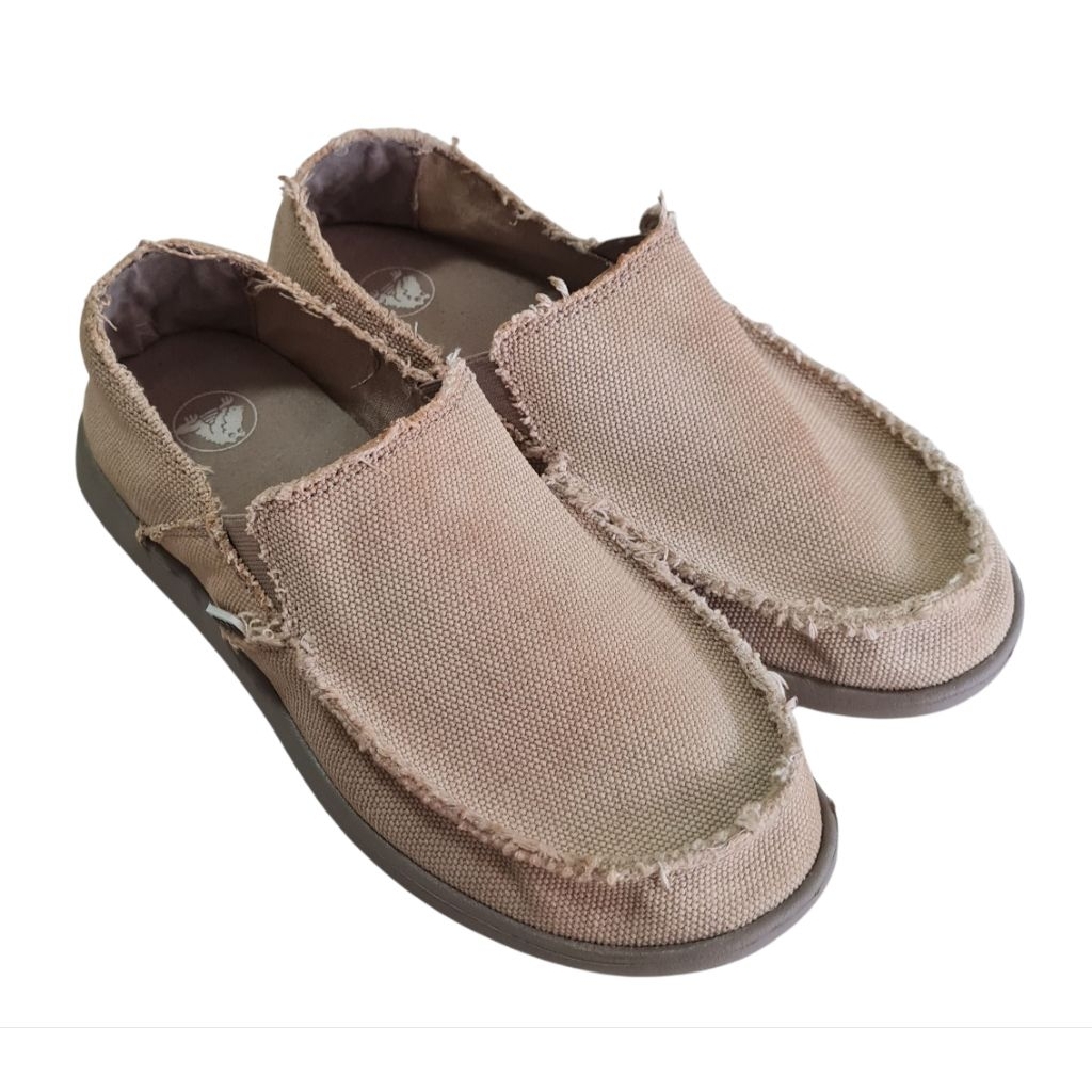 รองเท้ามือสอง Crocs 11037 M7 Casual Loafer Taupe Size 25cm [แท้]