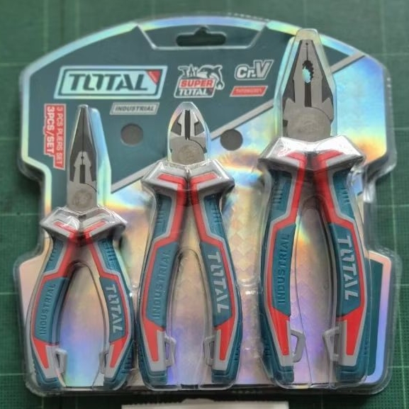 คีม ปากนกแก้ว ปากจิ้งจก ปลอก ตัด total tht2k0301s