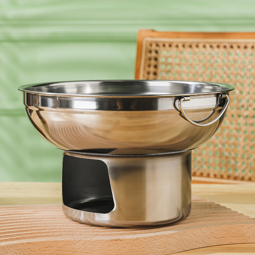 Utensils หม้อไฟ ต้มยำ หม้อต้มยำ หม้อจิ้มจุ่ม สแตนเลส ขนาด หม้อใส่ต้ม หม้อใส่แกง สแตนเลส - รูปที่ 5