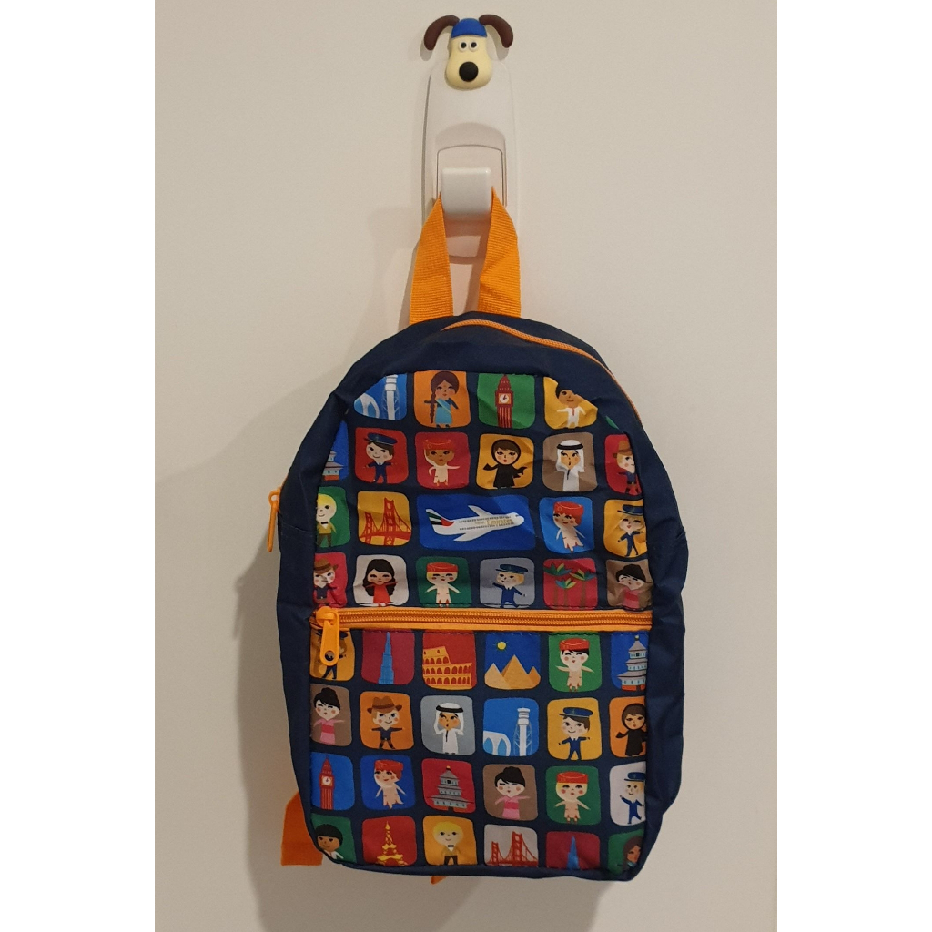 [Emirates แท้💯% ของใหม่]  กระเป๋าเป้เด็ก พับเก็บได้ เอมิเรตส์ (Emirates Airline) Emirates Kids Backp