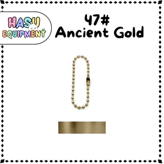 HasuEquipment 1 เส้น โซ่ไข่ปลาสีเงิน โซ่ไข่ปลาสีทอง Silver-Gold Tone ขนาด2.4mm Hasu Equipment