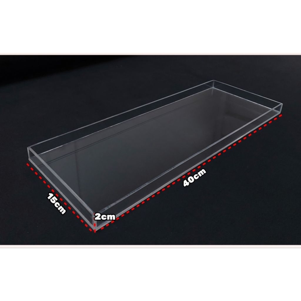 ถาดอะคริลิค หนา3มิล (ใส)
