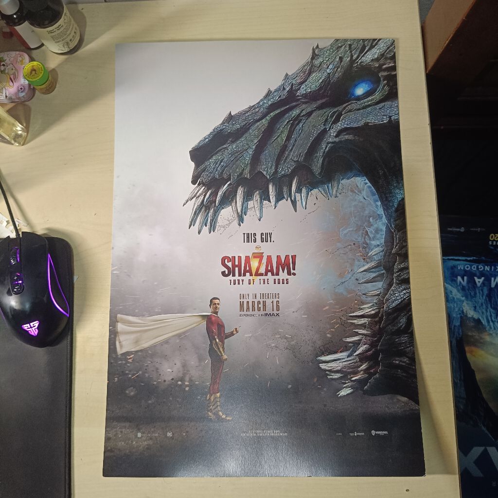 โปสเตอร์หนัง Shazam Fury of The Gods จากโรงหนัง IMAX
