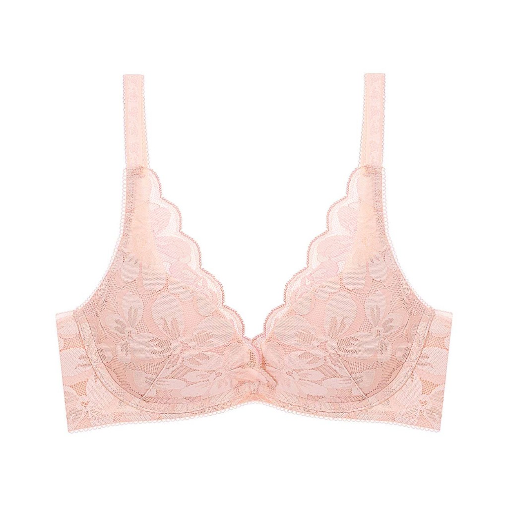 Triumph เสื้อชั้นในมีโครง รุ่น Aqua Moon Flower WHU DV รหัส 10225945 สีชมพูอ่อน 00WJ