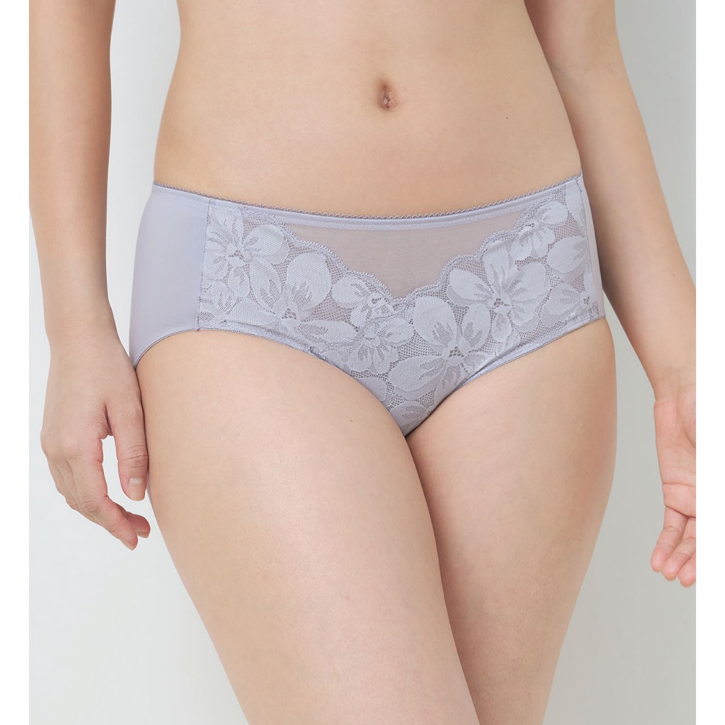 Triumph กางเกงชั้นในรูปแบบฮิปสเตอร์ รุ่น Aqua Moon Flower Hipster รหัส 10225946 สีเทา 00AT — صورة 2