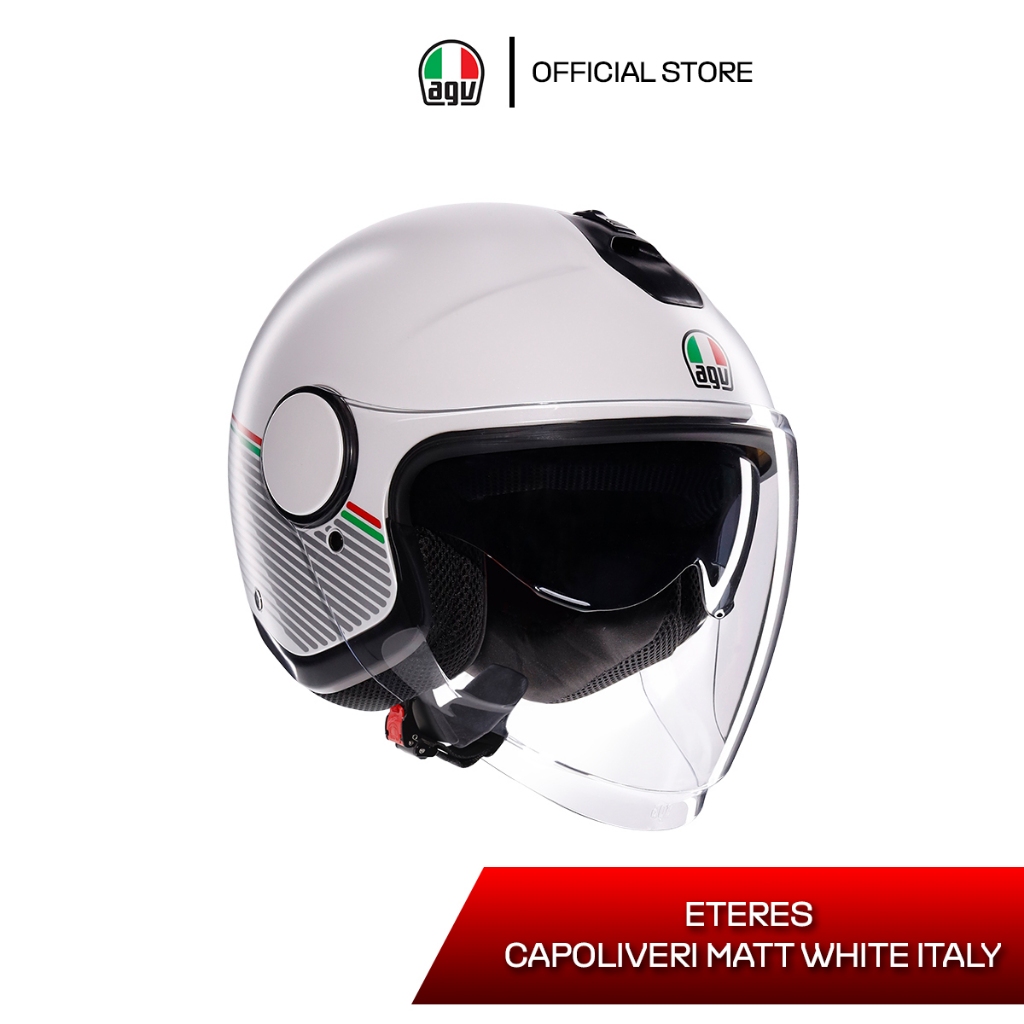 หมวกกันน็อค AGV ETERES / CAPOLIVERI MATT WHITE ITALY