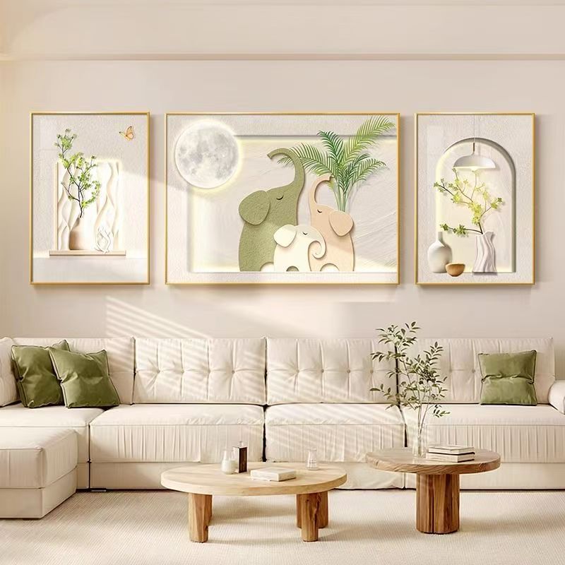 กรอบทอง กรอบรูป ติดผนัง30*40/40*60  สบายตา สไตล์มินิมอล